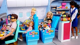 Familia Barbie & Ken Rutina de Viaje en Avion