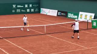 Football legend Diego Forlán plays pro tennis - ITF 2024