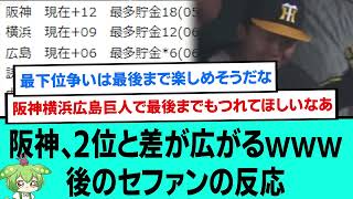 【新井さん】阪神、2位と差が広がるwww後のセファンの反応【阪神タイガース/プロ野球/なんJ反応まとめ・ 2chスレ・5chスレまとめ/村上頌樹/渡邉諒/2023年6月29日】