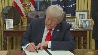 President Trump signs executive order enforcing 25% tariffs on aluminum and steel