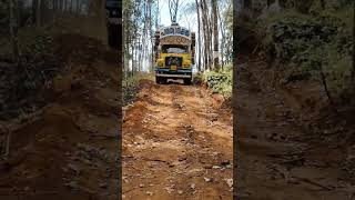 Kerala timber lorry mas entry tata se lorry heavy load off road driving#shorts