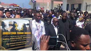 President Akufo Addo Commissions Ultra-Morden Jamestown Fishing Harbour