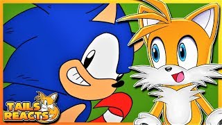 Tails Reacts to SONIC 1 FULL GAME ANIMATION