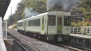 清里駅　小海線キハ110形100番台