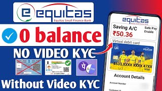 instant savings account open without video kyc | best small finance bank zero balance account |