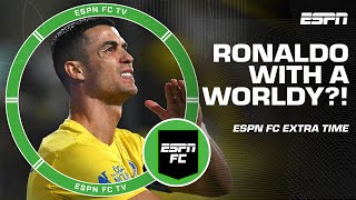 Was Cristiano Ronaldo’s second goal vs. Al Akdoud a WORLDY? 👀 🌎 | ESPN FC Extra Time