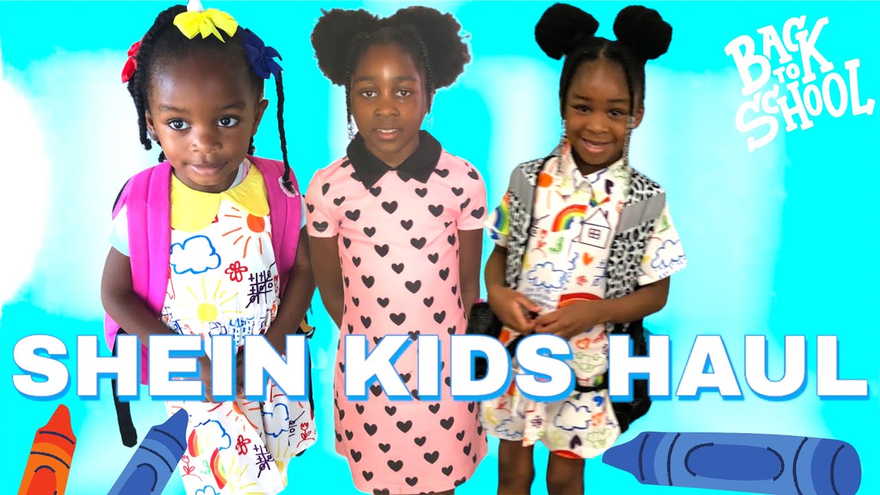 Shein Kids Clothing Haul Youtube