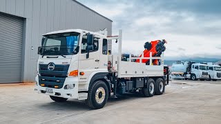 Waimea Group Heavy Duty Lines Crane Truck - PK26 on Hino 500 6x4