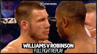 Full fight: Liam Williams v Andrew Robinson