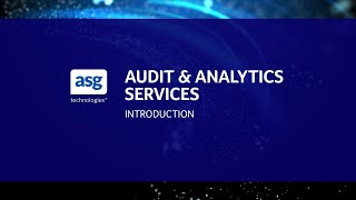 An Introduction to Audit \u0026 Analytics Services