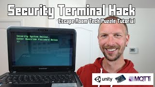 Escape Room Security Terminal Puzzle Tutorial