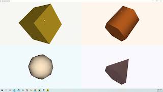 VTK Python Example - MultipleViewports