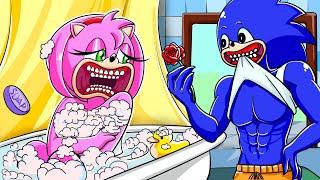 Shin Sonic Backstory: EVIL SHIN AMY trying to CHARM SHIN SONIC ?! The Sonic Tapes | Blobby Slime