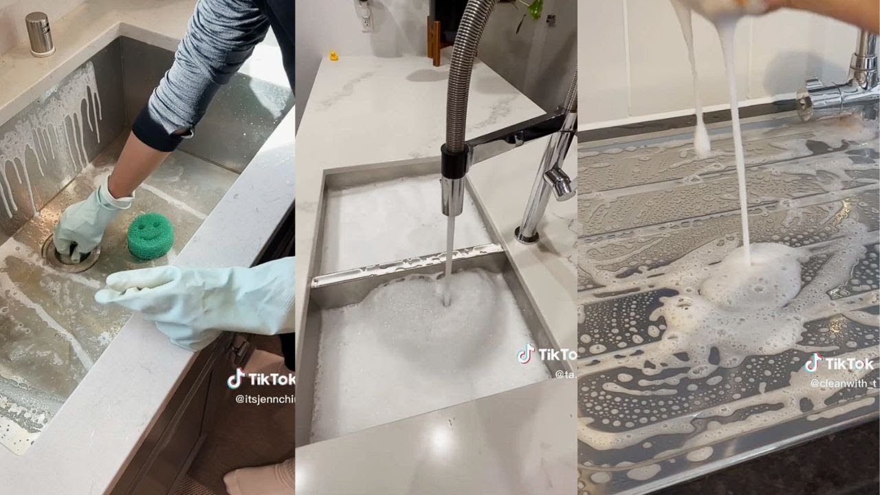 Satisfying Cleaning Sink Asmr 6 Youtube