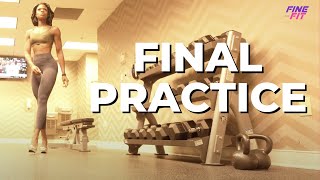 Amateur Bodybuilder Competition| FINAL WORKOUT | 1 DAY OUT