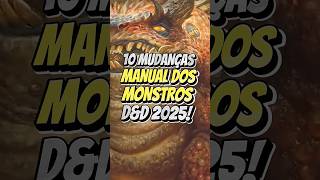 10 NOVIDADES NO MANUAL DOS MONSTROS 2025! #dnd #rpg #rpgbrasil #jogos #games #rpgdemesa