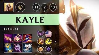 Kayle Jungle vs Shyvana: Unstoppable - NA Master Patch 14.24