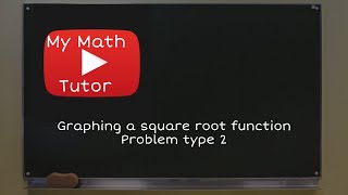 ALEKS | Graphing a square root function: Problem type 2