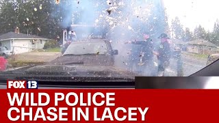 Wild chase caught on camera in Thurston County | FOX 13 Seattle