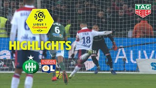 AS Saint-Etienne - Olympique Lyonnais ( 1-2 ) - Highlights - (ASSE - OL) / 2018-19