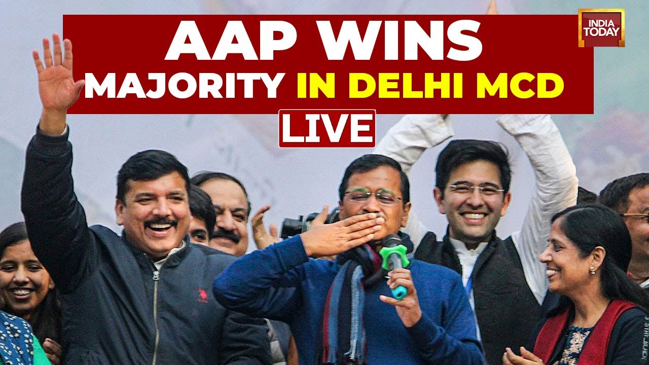 Delhi MCD Election Results LIVE | Kejriwal Wins Majority In Delhi MCD ...