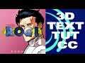 NEW 3D TEXT CAPCUT EDIT TUTORIAL [ NO PRO NEEDED ]