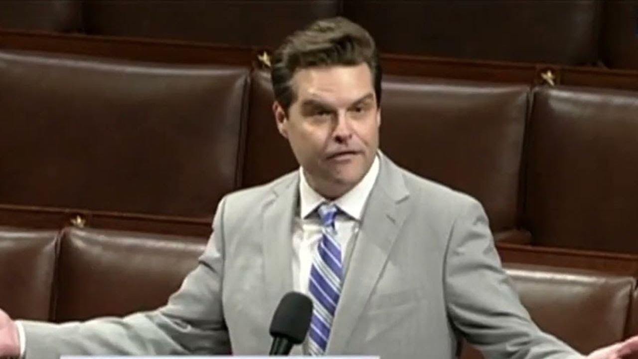 Matt Gaetz Drops Speaker Bombshell - Announcement Shakes Democrats ...