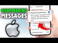 How to Send Disappearing Text Messages iPhone (2026)