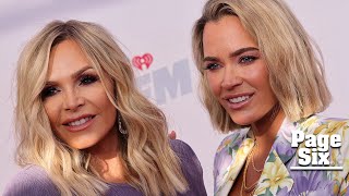 Tamra Judge cries announcing Teddi Mellencamp’s podcast break after brain surgery: ‘Prayers, please’