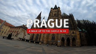 PRAGUE - 4K Walking tour: A walk from Náměstí Republiky to Prague Castle