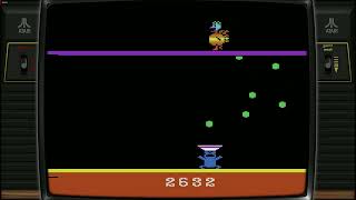 Eggomania (Atari 2600) Gameplay | Classic Paddle Action & Retro Arcade Fun