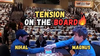 Magnus Carlsen Vs Nihal Sarin | Tata Steel Chess • 2024