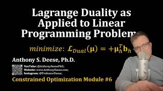 Duality Applied to Linear Programming Optimization Problems