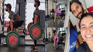 Samantha Akkineni and Naga chaitanya GYM workout Unseen video | Mana Taralu