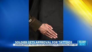 First Samoan officer approved for traditional tattoos in U.S. Army