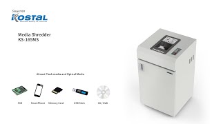 SSD 미디어 파쇄기 대진코스탈 KS-165MS SSD Media Shredder