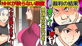 (実話)NHK受信料の支払い拒否が初めて認められた事案を漫画にしてみた【イラネッチケー】