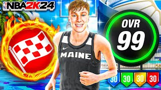 COOPER FLAGG BUILD is UNSTOPPABLE at the PARK in NBA2K24
