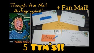 Episode #27 TTM AUTOGRAPH Return!! (5) Today w (3) Legends & (1) Actor....+ (3) Fan Mail Items!!