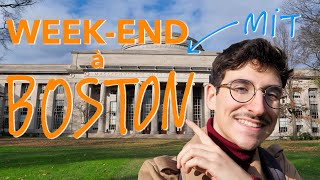 je pars un week-end à BOSTON (MIT + HARVARD)