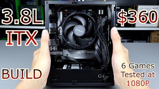 Tiny 3.8L AMD APU Mini-ITX Build | A09 Case | Step by Step PC Build | 6 Games Tested | 4K (2024)