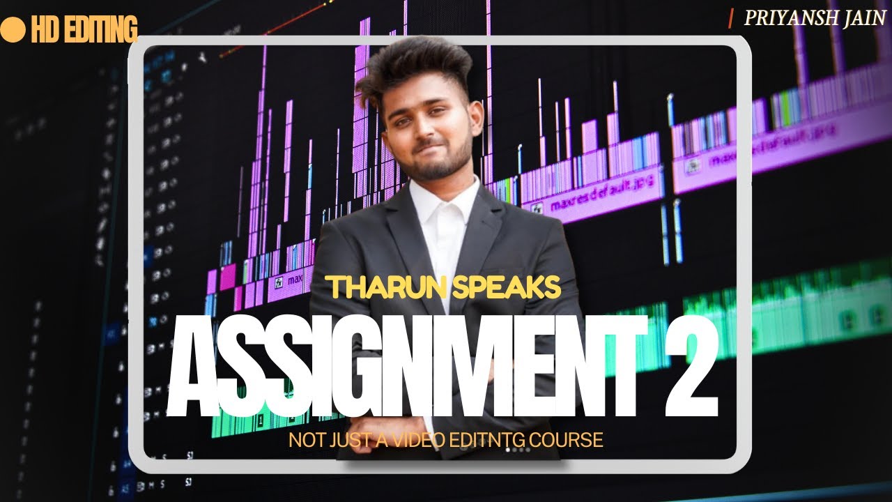 Fast Pace Video Editing Tharun Speaks Editing Course Tharunspeaks