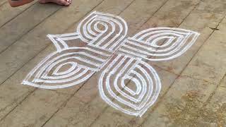 Friday kolam / Traditional kolam / Morning ritual/ Basic kolam