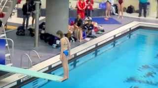 2014 NYSPHSAA Girls Diving State Championships - Jennifer Bell