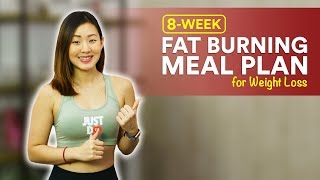 8-Week Fat Burning Meal Plan to Lose Weight (Full Recipes) | Joanna Soh
