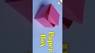 Easy Paper Box || How To Make Origami Box With Color Paper || DIY Paper Crafts ||#shorts