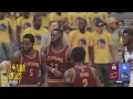 NBA 2K23Warriors vs. Cavs ultimate rematch NBA finals part 2 game one