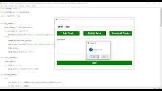 Task Manager App in Python with Free Source Code || Python source code