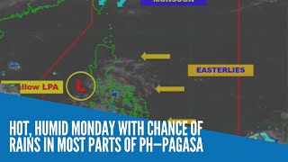 Hot, humid Monday  with chance of rains in most parts of PH—Pagasa