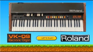 Vintage Vibes: Playing the Roland VK-09 Electronic Organ